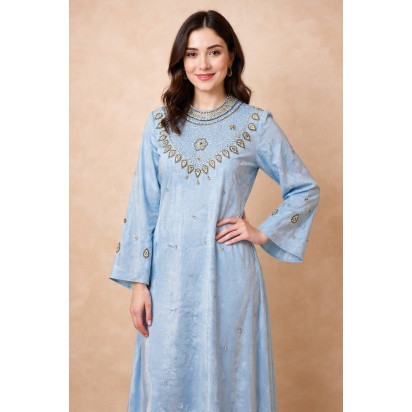 Abaya Sky Blue